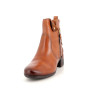 Bottines à talons, cuir marron Pikolinos